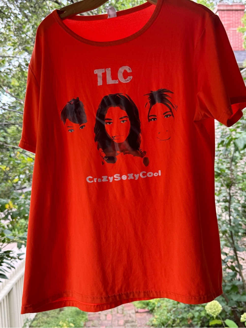 TLC Orange Graphic 'CrazySexyCool' Short Sleeve Tee